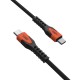 Urban Armor Gear Kevlar cable USB 1,5 m USB 2.0 USB C Negro, Naranja