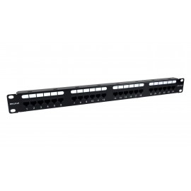 Phasak Patch panel 19'' 24P Cat.6A UTP RJ45 DUAL 1U - PU 2421