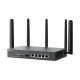 TP-Link ER706W-4G router inalámbrico Gigabit Ethernet Doble banda (2,4 GHz / 5 GHz) Negro