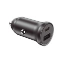 Ksix Cargador de coche 20 W, Carga rápida, Power Delivery y Quick Charge 3.0, Multipuerto, Negro