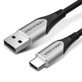 Vention Cable USB 2.0 Tipo-C CODHC/ USB Macho - USB Tipo-C Macho/ 25cm/ Gris