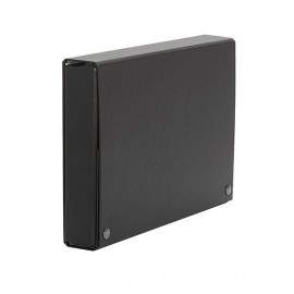 PARDO Caja de proyectos con broches extra forrado lomo 30mm 320x245m negro