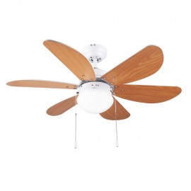 Cecotec 05939 ventilador Blanco, Madera