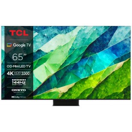 TCL C855 Series 65C855 Televisor 165,1 cm (65'') 4K Ultra HD Smart TV Wifi Negro 3500 cd / m²