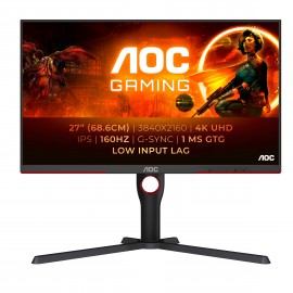AOC G3 U27G3X pantalla para PC 68,6 cm (27'') 3840 x 2160 Pixeles 4K Ultra HD LED Negro, Rojo