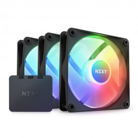 NZXT - NZXT F120 RGB Core Triple Pack Carcasa del ordenador Ventilador 12 cm Negro 3 pieza(s) - rf-c12tf-b1