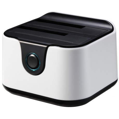 TooQ DOCK STATION SATA 2.5/3.5 A USB 3.0 CLONE OTB NEGRO-BLANCO TQDS-802BW