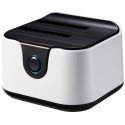 TooQ DOCK STATION SATA 2.5/3.5 A USB 3.0 CLONE OTB NEGRO-BLANCO TQDS-802BW