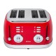 Sogo TOS-SS-5465 tostadora 6 4 rebanada(s) Rojo