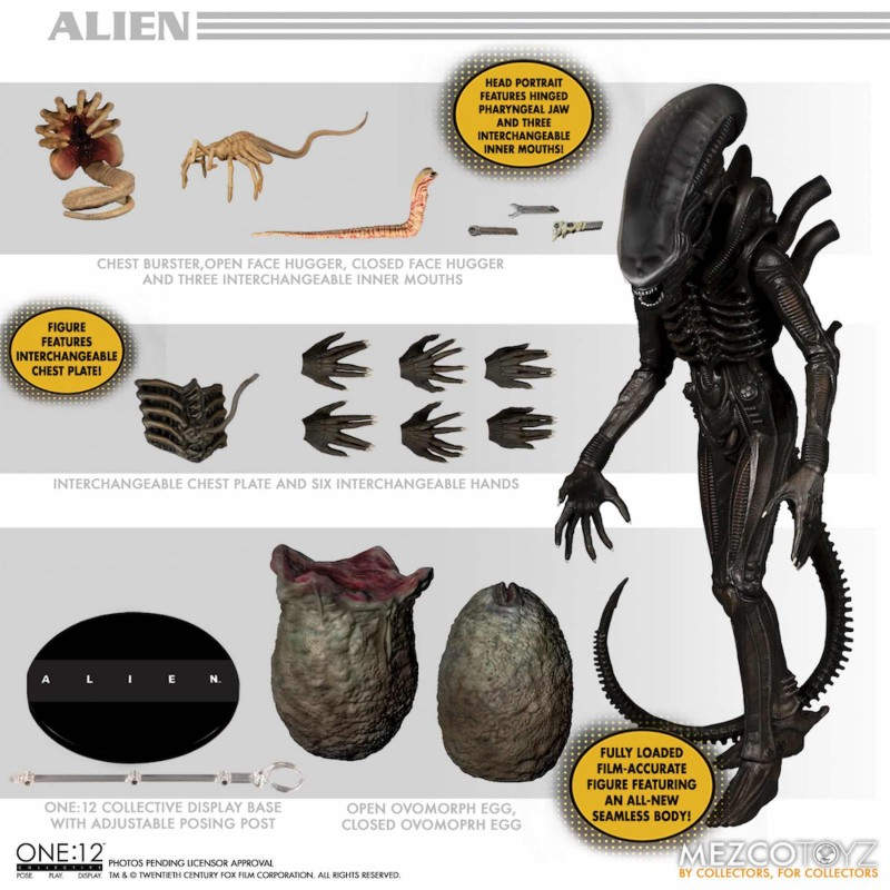 Figura Articulada Alien 18cm - Aliens | Cuotas sin interés