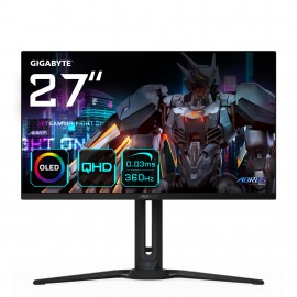 AORUS FO27Q3 pantalla para PC 68,6 cm (27'') 2560 x 1440 Pixeles Quad HD OLED Negro