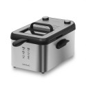 Cecotec CleanFry Infinity 3000 Sencillo 5,6 L Independiente 2400 W Freidora Negro, Acero inoxidable