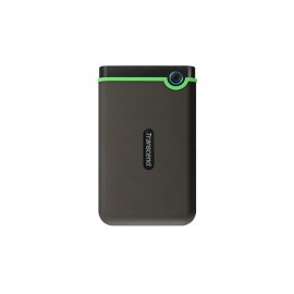 Transcend StoreJet 25M3C disco duro externo 2 TB Negro, Verde