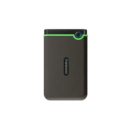 Transcend StoreJet 25M3C disco duro externo 2 TB Negro, Verde