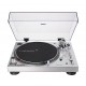 Audio-Technica AT-LP120XUSB Tocadiscos de tracción por correa Plata Manual