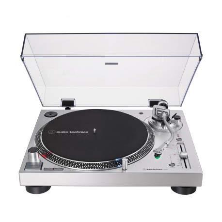 Audio-Technica AT-LP120XUSB Tocadiscos de tracción por correa Plata Manual
