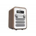 Denver DAB-48WHITE radio Personal Digital Blanco, Madera