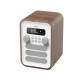 Denver DAB-48WHITE radio Personal Digital Blanco, Madera