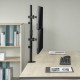 AISENS Soporte de mesa eco giratorio e inclinable para 2 Monitor/TV 9kg de 17-32, Negro