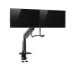 V7 Soporte con brazos con resorte de gas de alta resistencia para dos monitores