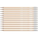 STABILO LAPIZ GRAFITO CON GOMA SWANO PASTEL MELOCOTÓN -12U-