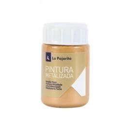 PINTURA LX.PAJARITA MT.35 ml ORO D.ME-04 - Pack de 6 unidades