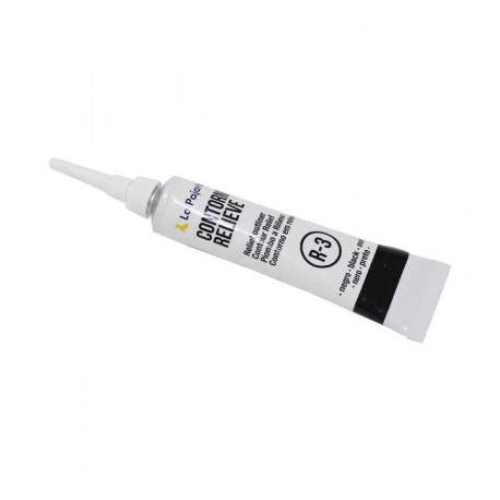 TUBO 20ML CONTORNO RELIEVE LA PAJARITA NEGRO