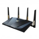 ASUS - ASUS RT-BE88U router inalámbrico 10 Gigabit Ethernet Doble banda (2,4 GHz / 5 GHz) Negro, Gris - 90IG08V0-MO3N0V
