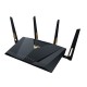 ASUS - ASUS RT-BE88U router inalámbrico 10 Gigabit Ethernet Doble banda (2,4 GHz / 5 GHz) Negro, Gris - 90IG08V0-MO3N0V