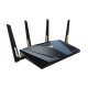 ASUS - ASUS RT-BE88U router inalámbrico 10 Gigabit Ethernet Doble banda (2,4 GHz / 5 GHz) Negro, Gris - 90IG08V0-MO3N0V