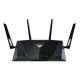 ASUS - ASUS RT-BE88U router inalámbrico 10 Gigabit Ethernet Doble banda (2,4 GHz / 5 GHz) Negro, Gris - 90IG08V0-MO3N0V