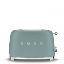 SMEG - Tostadora 2x2, 50' Style, Verde Esmeralda Mate - TSF01EGMEU
