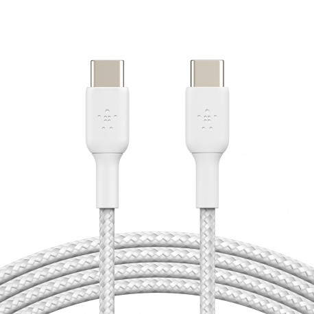 Belkin CAB004BT1MWH2PK cable USB 1 m USB 2.0 USB C Blanco