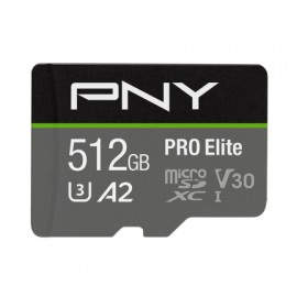 PNY PRO Elite microSDXC 512GB Clase 10