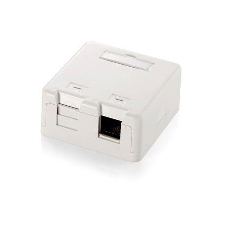 Equip Surface Mounted Box for Keystone Jack BLANCO