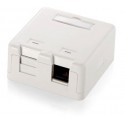 Equip Surface Mounted Box for Keystone Jack BLANCO