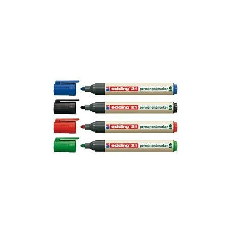 Edding EcoLine 21 marcador permanente Verde 10 pieza(s)