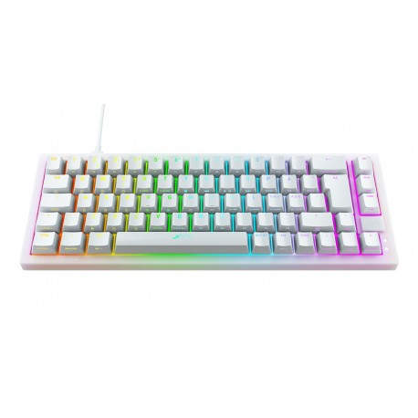 CHERRY XTRFY - CHERRY XTRFY K5 COMPACT RGB teclado Juego USB QWERTY Español Negro, Blanco - k5rgbcpttpwhiter-s