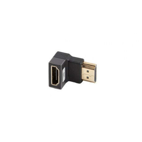Lanberg AD-HDMI-07 adaptador de cable de vídeo HDMI tipo A (Estándar) Negro, Plata
