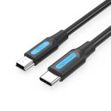 Vention Cable USB 2.0 Tipo-C COWBF/ USB Tipo-C Macho - MiniUSB Macho/ 1m/ Negro