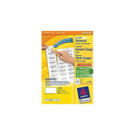 3657 etiqueta de impresora