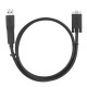 Targus ACC1133GLX cable USB 1 m USB 3.2 Gen 1 (3.1 Gen 1) USB C Negro