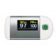 Medisana PM 100 monitor de ritmo cardiaco Dedo Plata, Blanco