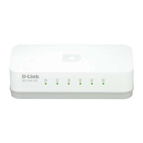 GO-SW-5E/E switch No administrado Fast Ethernet (10/100) Blanco