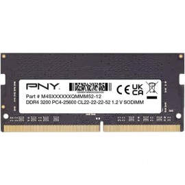 DDR4 8 GB 3200 Mhz. SODIMM BULK PNY