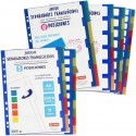 GRAFOPLAS SEPARADORES MULTITALADRO 11 PP 0,5 TRANSLÚCIDO EXTRA 12 POSICIONES A4 SURTIDOS