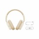 Baseus Bowie H1i Auriculares Inalámbrico Diadema Llamadas/Música USB Tipo C Bluetooth Blanco