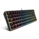 Krom Kalista teclado Juego USB Negro