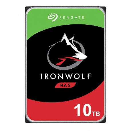 Seagate IronWolf ST10000VN000 disco duro interno 10 TB 7200 RPM 256 MB 3.5'' Serial ATA III