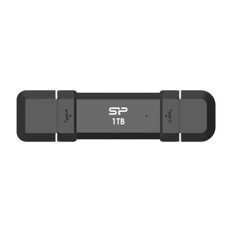 Silicon Power DS72 unidad flash USB 1 TB USB Type-A / USB Type-C 3.2 Gen 2 (3.1 Gen 2) Negro